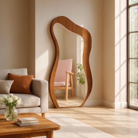 Espelho Moldura Mdf 159x81cm Lady