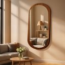 Ver imagem 2 de Espelho Orgânico Moldura Mdf 170x85 Sereno