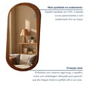 Ver imagem 7 de Espelho Orgânico Moldura Mdf 170x85 Sereno