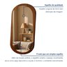 Espelho Orgânico Moldura Mdf 170x85 Sereno - 5
