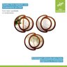 Conjunto de Espelhos Trio Emoldurado Mdf Fases 30x30 - 7