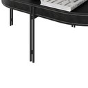 Ver imagem 6 de Mesa De Centro Para Sala de Estar Jantar Industrial Sintético Preto Nord L05 Preto - Lyam Decor Lyam
