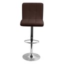 Ver imagem 2 de Kit 2 Banquetas Confort Gomos Estofada Giratória Marrom Café