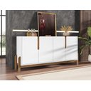 Ver imagem 3 de Buffet Lizz 1,70 Branco/cedro - Casa D