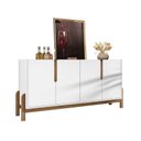 Ver imagem 1 de Buffet Lizz 1,70 Branco/cedro - Casa D