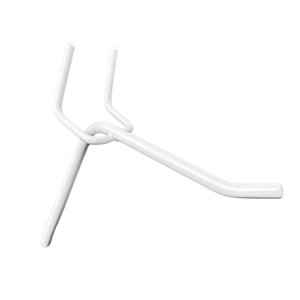 50 Gancho para Eucatex 5cm Arame 4mm Branco