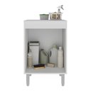 Ver imagem 2 de Balcão de Lavanderia com Tampo e 2 Portas 61cm Multimóveis CR30055 Branco