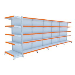 Gondola Centro 170 Fit Ate 5 Metros 1 Ponta Branco 55b Pe Laranja - 1