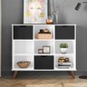 Nicho Organizador C/ 3 Gavetas Branco/preto - 2