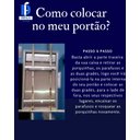 Ver imagem 5 de Caixa Correio Carta Grade/embuti Portão Preta +3 Número Pvc C/cadeado