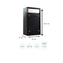 Ver imagem 4 de Caixa Correio Carta Grade/embuti Portão Preta +3 Número Pvc C/cadeado