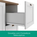 Ver imagem 5 de Cozinha Armário 4 Peças Balcão sem Tampo 280 cm Unna Branco Poliman