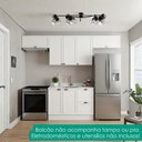 Ver mais imagens de Cozinha Armário 4 Peças Balcão sem Tampo 280 cm Unna Branco Poliman