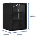 Ver imagem 4 de Refrigerador Expositor Vertical para Bebidas 85 Litros Vb11rl Counter Top Preto 220v 220v