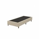 Ver imagem 4 de Base Cama Box Queen Bipartida Cecília Vilajo em Suede Bege – 1,58 x 1,98 m