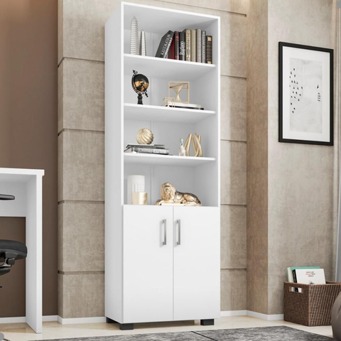 Livreiro Cairo Multiuso Branco