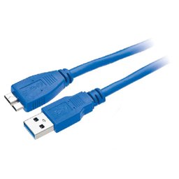 Cabo Usb 3.0 para Hd Externo - 50cm Azul Tebera - 1