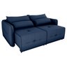 Sofá Cama Retrátil 3 Lugares 205cm Veludo Celine - 5