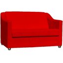 Ver imagem 7 de Kit Namoradeira Decorativa + 4 Poltronas para Sala Manicure Recepção Consultório Mila Suede