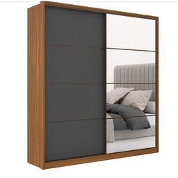 Guarda Roupa Casal 2 Portas e Espelho Belga Demartez - 2