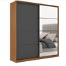 Guarda Roupa Casal 2 Portas e Espelho Belga Demartez - 2