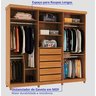 Guarda Roupa  6 Portas 5 Gavetas 100% MDF Valencia - 6