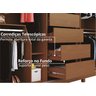 Guarda Roupa  6 Portas 5 Gavetas 100% MDF Valencia - 5
