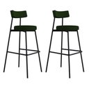 Ver imagem 1 de Banqueta Alta Stout Ae: 100 / Aa: 75cm C/02 Un. Bqst7510.2 Verde Musgo City Verde Musgo City