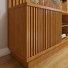 Rack com Painel para TV até 75 Polegadas Ripado 100% MDF sem Led 220cm Paris Arezzo - 14