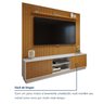 Conjunto Rack Arezzo 220cm com Painel Ripado para Tv de até 75 Polegadas Paris - 8