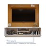 Conjunto Rack Arezzo 220cm com Painel Ripado para Tv de até 75 Polegadas Paris - 9