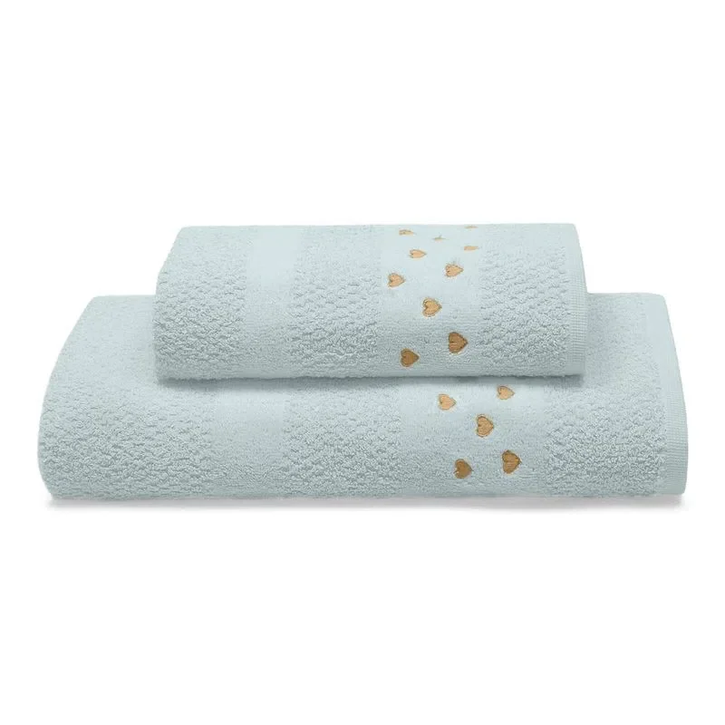 Jogo de Banho Bordado Montana Amour Mineral 2 peças - 1