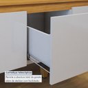 Ver imagem 6 de Rack com Painel para TV até 75 Polegadas 310,5cmx228cm Ripado sem Led Pés Madeira Maciça Grécia Paris