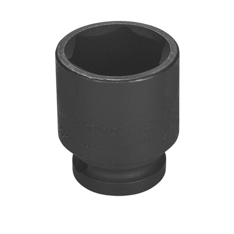 Soquete de Impacto Sextavado em Aço Cromo Molibdênio 29 Mm - Encaixe 1-2\'\' Tramontina