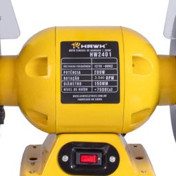 Moto Esmeril de Bancada 200w com Disco de Aço Hawk 2401 - 3