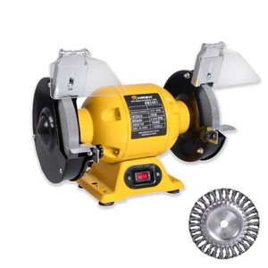 Moto Esmeril de Bancada 200w com Disco de Aço Hawk 2401