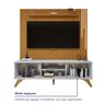 Conjunto Rack Gaia 180cm com Painel Ripado com Led para Tv de até 75 Polegadas com Led Paris - 10