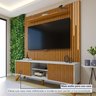 Conjunto Rack Gaia 180cm com Painel Ripado com Led para Tv de até 75 Polegadas com Led Paris - 7