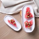 Ver imagem 3 de Conjunto com 4 Travessas Oval Rasa Mini Orgânico New White 16,5x8cm