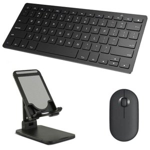 Teclado e Mouse Bluetooth, Suporte para Mac Mini M1 - Preto