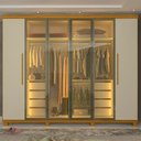 Ver imagem 7 de Guarda Roupa Casal Cumaru 6 Portas com 4 Portas Reflecta com LED e Pés Yescasa