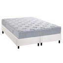 Ver imagem 1 de Conjunto Box Queen: Colchão Molas Herval Ensacadas Premium + Base Crc Corano White (158x198)