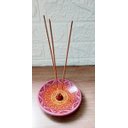 Ver imagem 3 de Incensário de Cerâmica Peruano Roxo 14 Cm para 3 Incenso