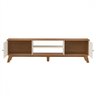Rack para Tv até 75 Polegadas Charlotte 2 Portas Cinamomo/off White - Artely Móveis - 3