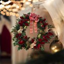 Ver imagem 3 de Guirlanda 195 Galhos com Led's Decorada Vermelha - 90cm