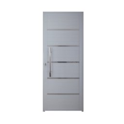 Porta Pivotante Solara Alumínio Puxador Tubolar 210 X 100 Lado Esquerdo - 2