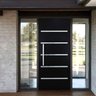 Porta Pivotante Solara Alumínio Puxador Barra Chata 210 X 110 Lado Esquerdo - 1