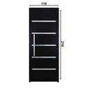 Ver imagem 5 de Porta Pivotante Solara Alumínio Puxador Barra Chata 210 X 110 Lado Esquerdo