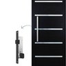 Porta Pivotante Solara Alumínio Puxador Barra Chata 210 X 110 Lado Esquerdo - 4