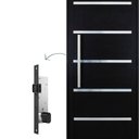 Ver imagem 4 de Porta Pivotante Solara Alumínio Puxador Barra Chata 210 X 110 Lado Esquerdo